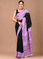 Cotton Multi Colour Casual Wear Printed Saree